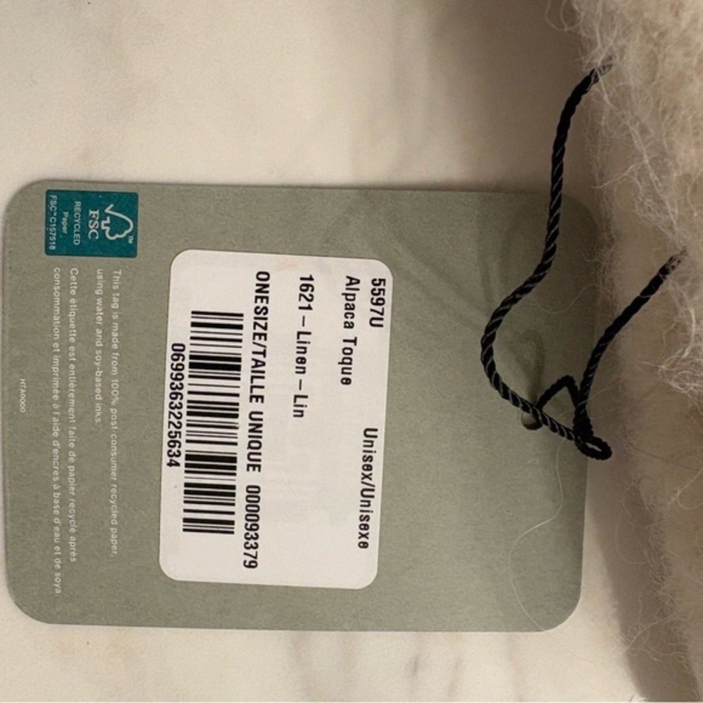 Alpaca Toque - Linen - Picture 5 of 5